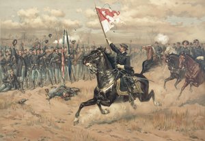 Sheridans berühmter Ritt in der Schlacht von Cedar Creek, Virginia, 1864