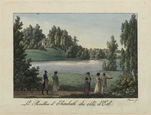 Der Elisabeth-Pavillon im Pawlowsk-Park, 1810er