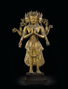 Ekadashalokeshvara-Statue