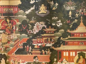 Szenen aus dem Leben des Buddha Shakyamuni