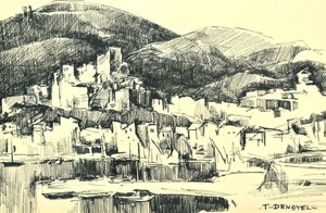 Italienische Riviera von Tibor Dengyel