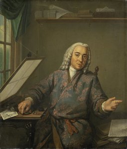 Porträt des Kupferstechers Jan Caspar Philips von Tibout Regters