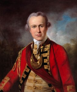 Unbekannter Offizier eines königlichen Regiments zu Fuß, ca. 1760