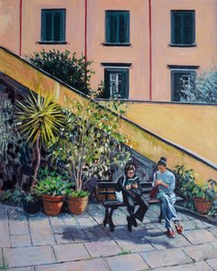 Auf der Bank von Tilly Willis