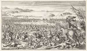 Die Schlacht von Ascalon am 12. August 1099 von Timotheus Ten Hoorn