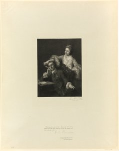 Garrick und seine Frau, aus Alte englische Meister