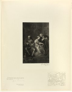 Marriage à la mode (Detail), aus Alte englische Meister