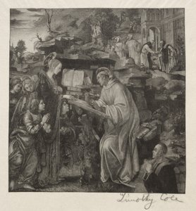 Alte italienische Meister: Madonna erscheint dem hl. Bernhard, 1888-1892 von Timothy Cole