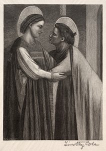 Alte italienische Meister: Maria und Elisabeth, 1886 von Timothy Cole