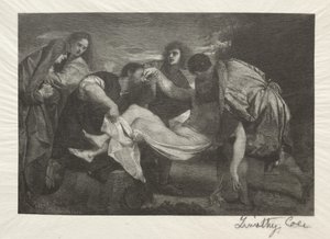 Alte italienische Meister: Die Grablegung, 1889