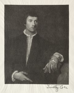 Alte italienische Meister: Der Mann mit den Handschuhen, 1887