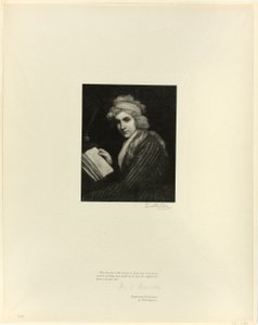 Porträt von Mary Wollstonecraft, aus Old English Masters von Timothy Cole