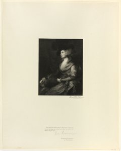 Porträt von Mrs. Siddons, aus Alte englische Meister