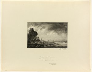 Waterloo-Brücke (eine Skizze), aus Alte englische Meister