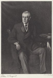 Woodrow Wilson von Timothy Cole after John Singer Sargent