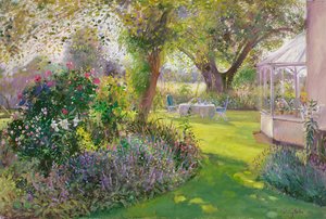 Tee unter der großen Eiche, 1991 von Timothy Easton