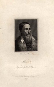 Porträt von Tizian, graviert von John T. Wedgwood