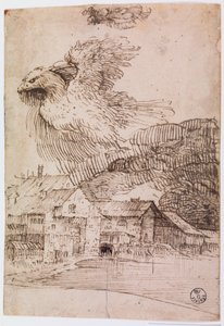 Häuser und ein Adler von Titian (c.1488 1576)
