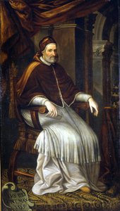 Pius IV (1499 - 1565). Gemälde von Bizzozzero. Mailand, Sammlung des Ca 