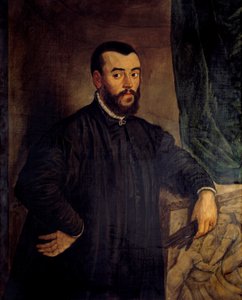 Porträt von Andre Vesale (Andreas Vesalius) (1514-1564), Anatom und Arzt von Karl V.