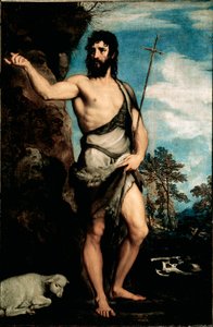 Johannes der Täufer von Titian (c.1488 1576)