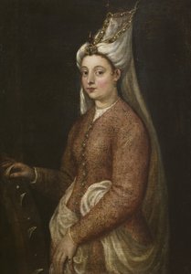 Cameria, Tochter von Suleiman dem Prächtigen, als heilige Katharina, ca. 1560