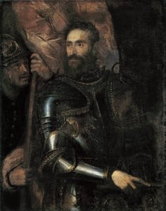 Porträt von Pier Luigi Farnese 1503-1547, ca. 1546 von Titian