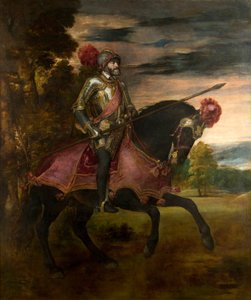 Carlos V in der Schlacht von Mühlberg von Titian