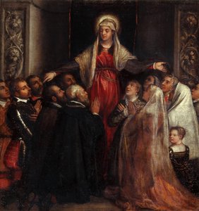 Madonna della Misericordia Madonna der Barmherzigkeit, 1573