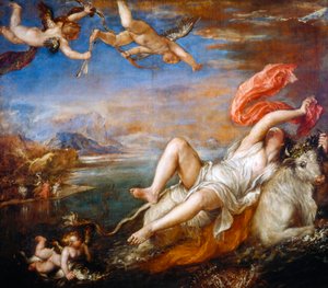 Die Vergewaltigung der Europa, 1560-1561