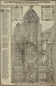Eigentliche Fürbildung und Beschreibung des neuen künstlichen astronomischen Uhrwerks zu Straßburg von Tobias Stimmer