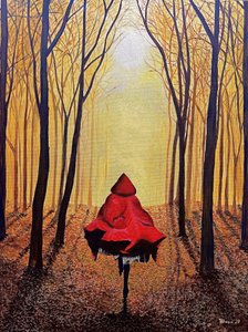 Roter Kapuzenwaldweg von Tom Blood