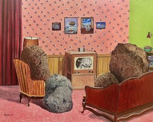 Felsen schauen Fernsehen von Tom Blood