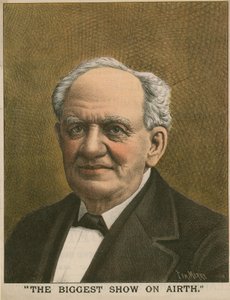 Porträt von P.T. Barnum, The Biggest Show on Earth von Tom Merry