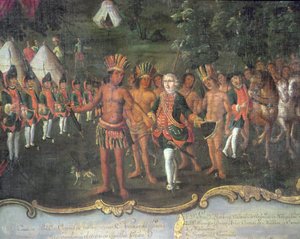 Das Lager des Gouverneurs Matorras im Chaco von Tomas Cabrera