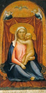Die Madonna der Demut, ca. 1423-24 von Tommaso Masaccio