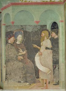 Johannes der Täufer tadelt Herodes und Herodias wegen ihres Ehebruchs, 1435