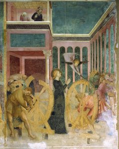 St. Katharina unter Rädern, Details aus Geschichten von St. Katharina von Tommaso Masolino da Panicale