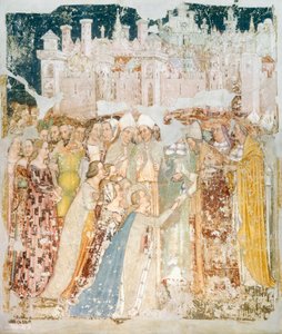 Die Ankunft der Hl. Ursula in Rom von Tommaso da Modena