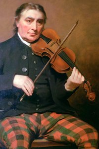 Porträt von Niel Gow, Blair Castle, Blair Atholl, Perthshire, Schottland