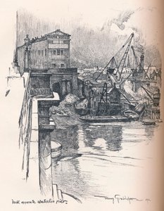 Dock gegenüber dem Waterloo Pier, ca. 1902