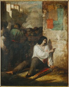 Die Barrikade von 1848, auch genannt Der verwundete Revolutionär von Tony Johannot