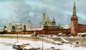 Der Kreml, Moskau, Russland, ca. 1930er Jahre