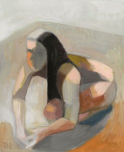 Nachdenkliche Abstrakte Figur