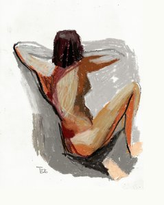Entspannte Figurenstudie