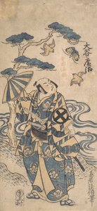 Der Schauspieler Otani Hiroji als Honda Harunaga von Torii Kiyomasu I