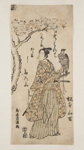 Schauspieler Matsumoto Yamakichi (Farbholzschnitt)