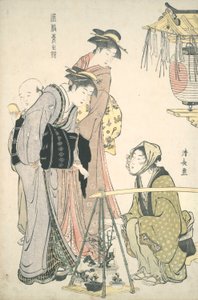 Kauf von Topfpflanzen: Brokate des Ostens von Torii Kiyonaga