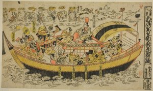 Acht Szenen von Kanazawa (Kanazawa hakkei): Der Tanz von Asahina und Umejumaru (Asaina Umejumaru mai no dan)