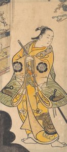 Schauspieler als Samurai-Jugendlicher